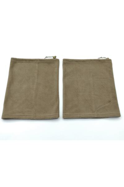 AXE SPORTSWEAR Set of 2 Drawstring Thermal Fleece Neck Collar that Can Become a Winter Hat and Beret