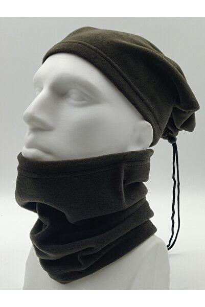 AXE SPORTSWEAR Зимовий капелюх, який може бути шапкою, з нитками, термошарф з флісу, набір з 2 штук