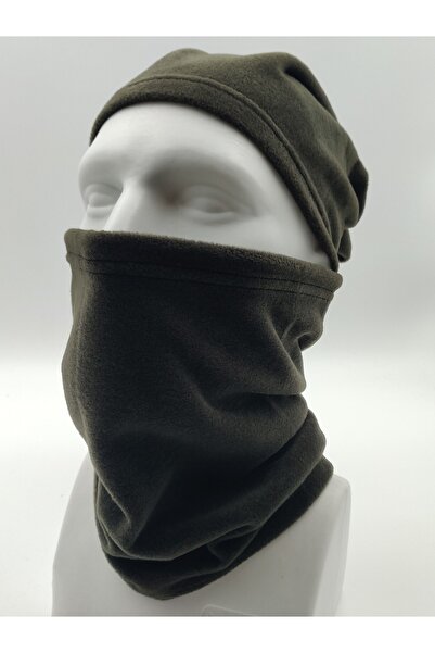 AXE SPORTSWEAR Зимовий капелюх, який може бути шапкою, з нитками, термошарф з флісу, набір з 2 штук