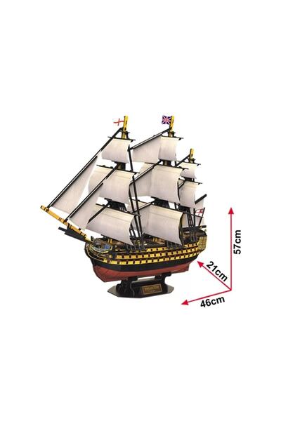 Genel Markalar Cub/t7019h Cubic Fun Hms Victory Gemisi 3d Puzzle