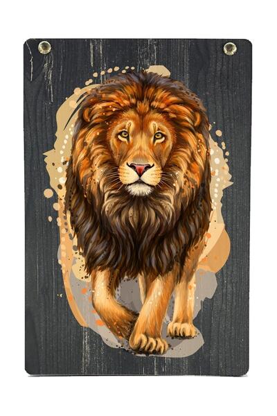 Galatasaray Μπλουζάκι Black Ancestor Signature - Lion Printed, Special Design, Ξύλινο κουτί