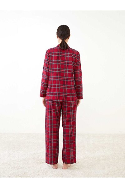 LC Waikiki Yılbaşı Temalı Uzun Kollu Kadın Pijama Takım