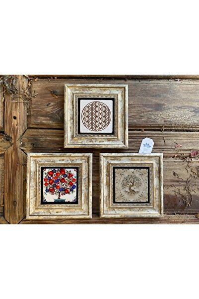 Oscar Stone Decor Yaşam Çiçeği Hayat Ağacı Nar Ağacı Tablo