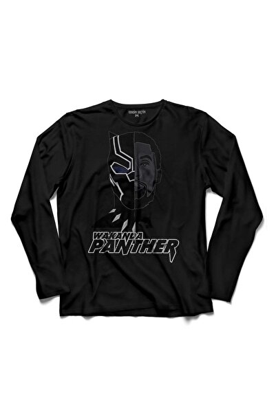 Kendim Seçtim Muška majica dugih rukava Wakanda Black Panther Tıger Cinema Mo...