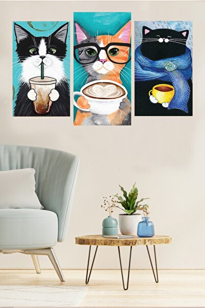 Cadran 3 Parçalı Mdf Tablo