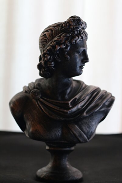 Hataydan Apollon Büst Heykel Biblo