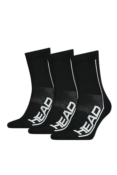 Head Unisex Crew Socks - 3-pack, sports socks, mesh insert, logo, plain