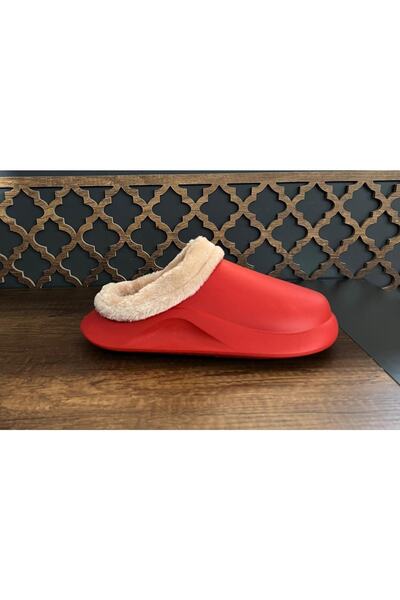 Iconic Shop Yumuşak Sessiz Eva Taban Içi Kürklü Panduf Terlik Kislik Terlik Kadın Erkek Ev Terligi