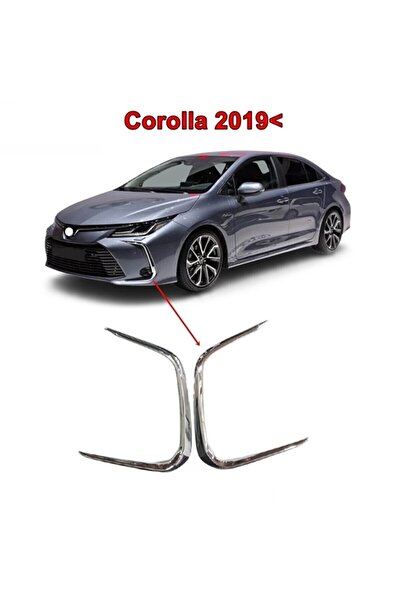 BTM OTOMOTİV Toyota Corolla Krom Sis Farı Çerçevesi (2parça) 2019 Ve Üzeri