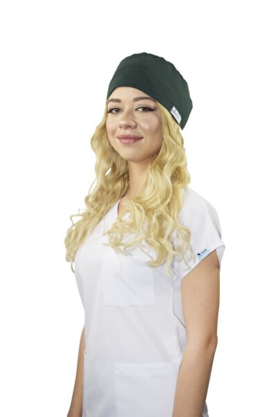 Nur Medikal Giyim Unisex Kadın Erkek Kadın Erkek Ördekbaşı Yeşili Doktor Hemş...