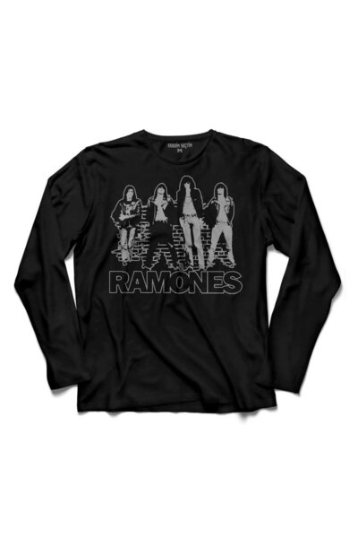 Kendim Seçtim Muzička Ramones Punk Rock Muzika 2 Majica sa Dugim Rukavima