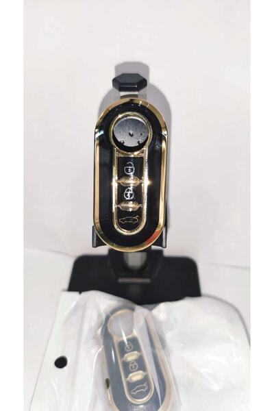 NADİR حافظة لمفتاح التحكم في السيارة باللون الأسود لسيارة فيات دوبلو 2010