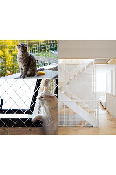 Asenya Kuş Filesi 2,5x3 Metre Balkon Filesi Kuş Önleme Ağı Kedi Filesi