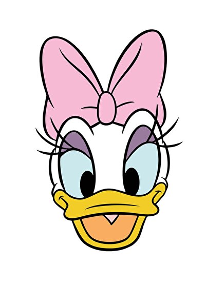 MegaSticker Deyzi Duck Auto, Motocicletă, Cască, Autocolant Laptop 13x9 Cm