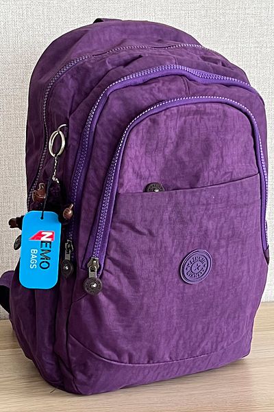 FCSTORE Unisex Purple 14 Inch Laptop Travel Bag - Waterproof, Wrinkle, School Bag, Backpack 40X30X15Cm
