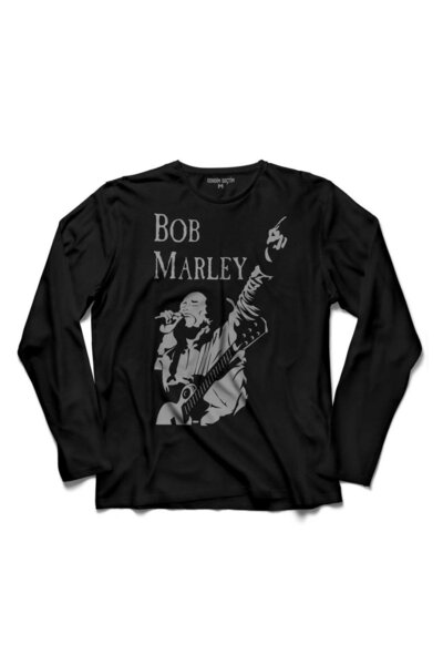 Kendim Seçtim Reggae Bob Marley Gitara Stage Kralj Muzike Majica Dugih Rukava