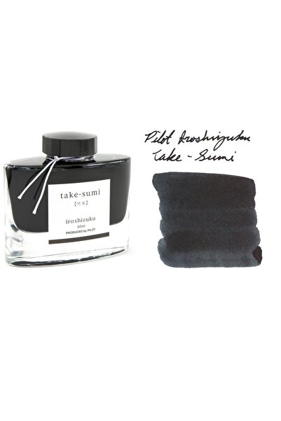 Pilot Iroshizuku Take-sumi Siyah 50 Ml Dolmakalem Mürekkebi Ink-50-tak