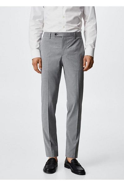 MANGO Man Slim Fit Fabric Trousers