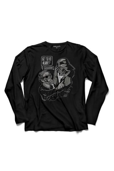 Kendim Seçtim Star Wars Jesi li ti moja mama Super Vader majica dugih rukava