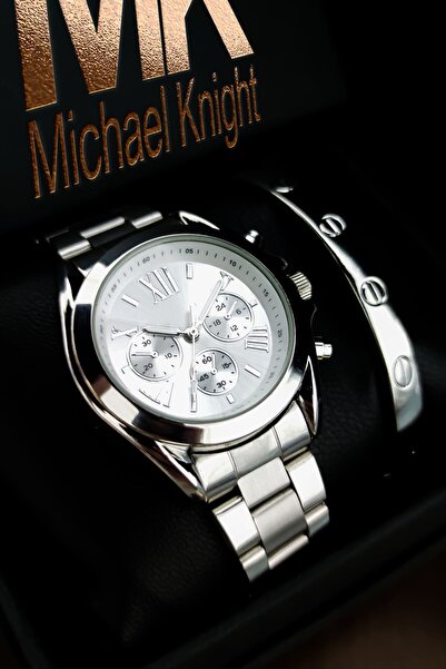 Michael Knight Bileklikli Kol Saati Özel Kutusunda Premium Seri