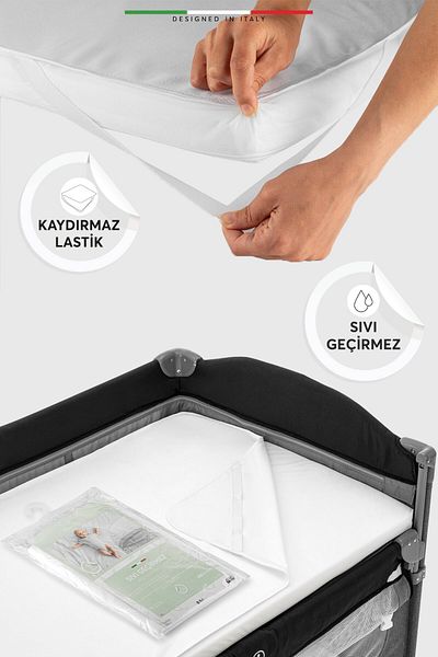 Elele Life 70*110 Liquid Proof Elastic Baby Mattress Protector Mattress Pad