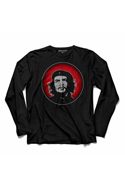 Kendim Seçtim Ernosto Che Guevara Küba Devrimci Silüet 2 Uzun Kollu Tişört