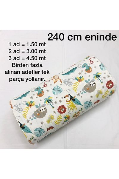 Tekin's Home قماش فلانيل قطني عرضي 240 سم - 1.50 متر