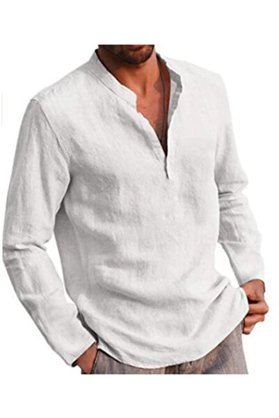 Kaftan Collection Cămașă cu guler Hakim din șifon Şile