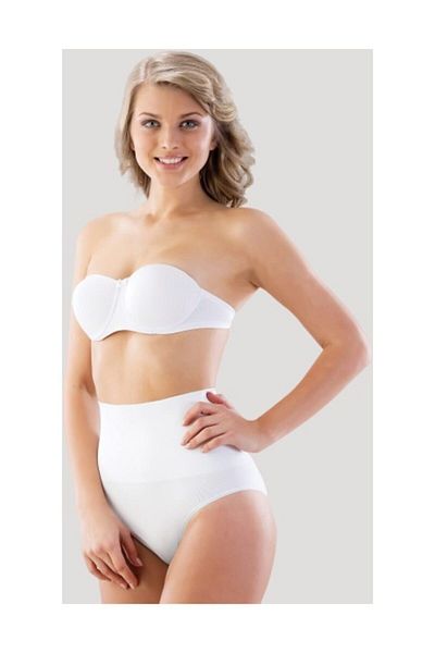 Emay Non-marking Double Layer Slip Corset White 2039
