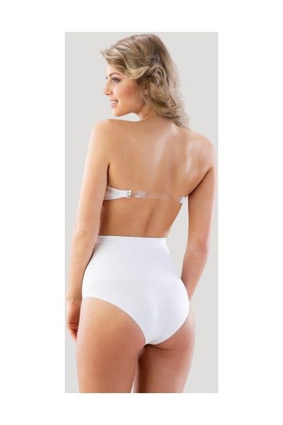 Emay Non-marking Double Layer Slip Corset White 2039
