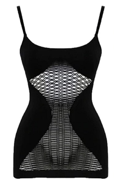 Emay Жіночий чорний комбінезон з підтяжками 5040s