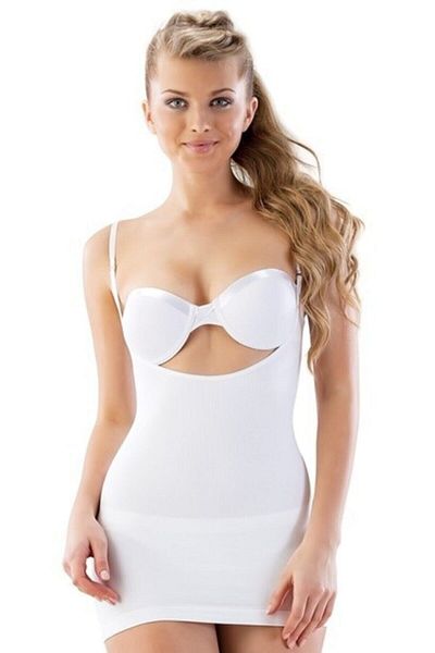 Emay Women's White Under-Breast Tank Top 5043b