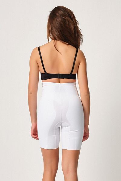 Emay 2814 Corset boxer anti-marcaj pentru femei alb