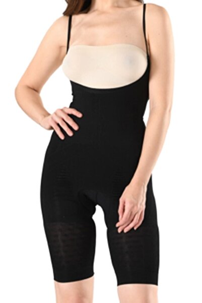 Emay Жіночий чорний корсет з довгими рукавами та штанинами, спеціальний дизай...