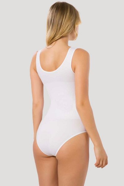 Emay Άνευ ραφής χοντρό λουράκι με κουμπωτά Ripped Bady White New Season