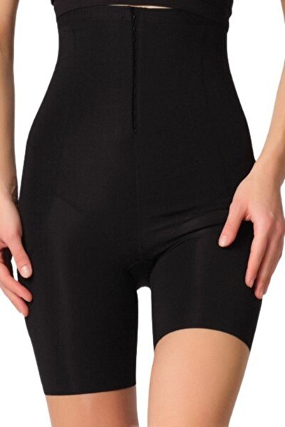 Emay Жіночий чорний корсет з високою талією і широкими штанинами 2832