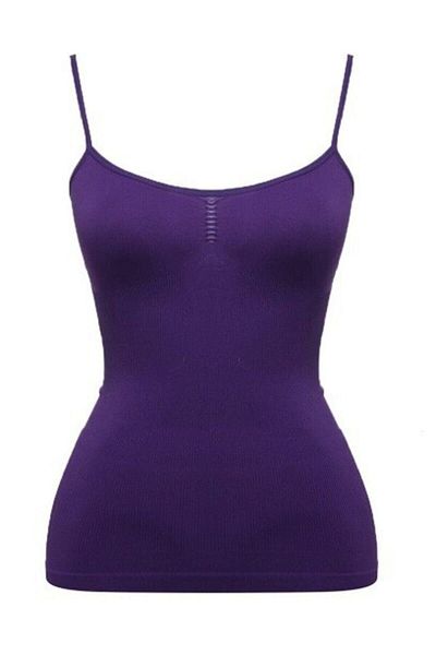 Emay Gathering Rip Rope Strap Undershirt Purple 5011m