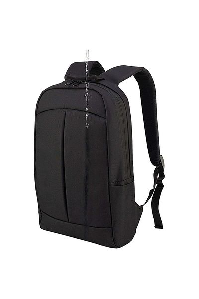 Beutel 15.6-16.1" Compatible Black Backpack with Waterproof Fabric and Zipper