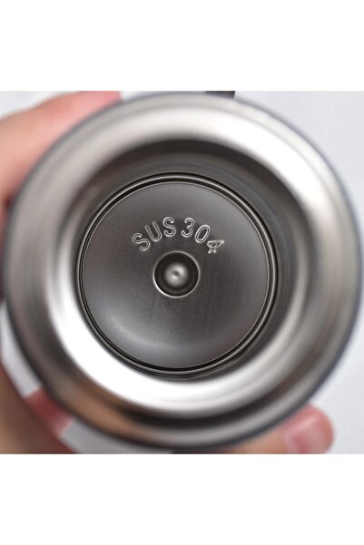 Protonust Paslanmaz Çelik Çift Katmanlı 500 Ml 3 Bardaklı Set Termos Sıcak Soğuk Termos