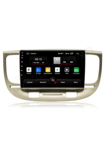 ClasKing Kia Rio 2005-2011 9 Inch 2 Gb Ram 16 Gb Hafıza Android 11 Navigasyon...