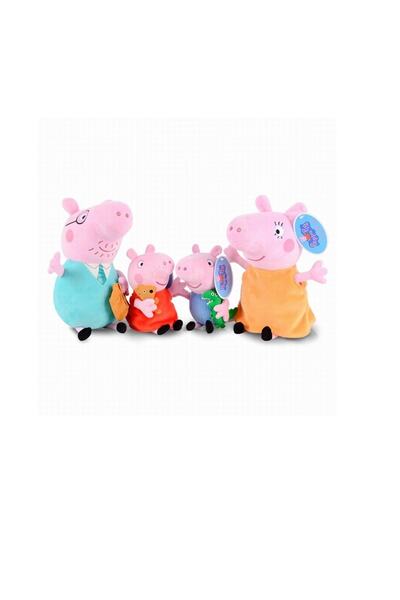Schulzz Peppa Pig Aile Seti Orijinal Peppa Sevimli Karikatür Peluş Oyuncak