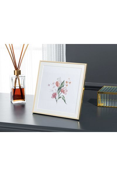 English Home Dorothy Frame 18x18 Cm Gold