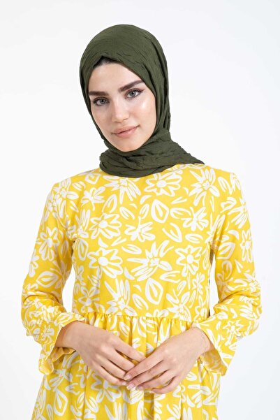 LadyColor Bambu Kraş Şal Haki