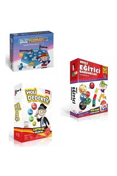 Moli Toys Ice Trap Detective Educational Cups Set of 3 Set of 3