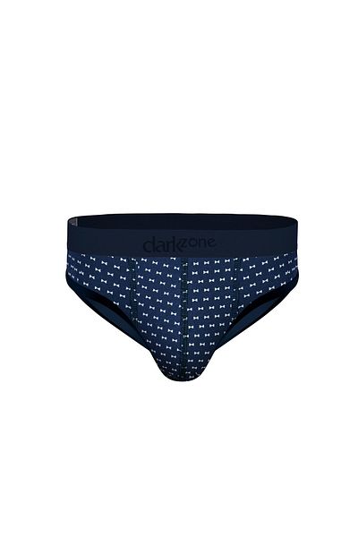 darkzone Ανδρικό Hipster Slip με μοτίβο Navy Blue παπιγιόν