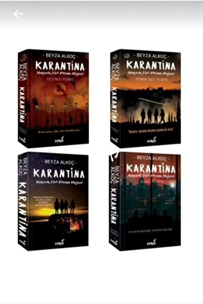 İndigo Kitap Karantina Serisi 4 Kitap Ciltsiz Beyza Alkoç