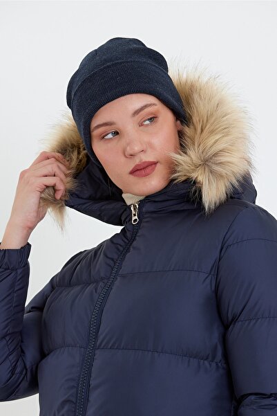 Weyeze Довга надувна куртка з хутряним капюшоном Ac-k50467lnw