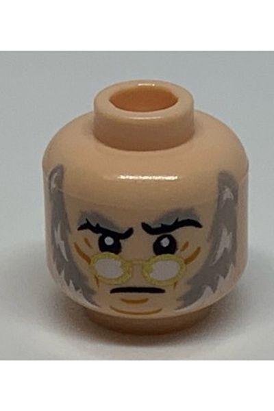 LEGO Original Accessory Custom Moc Minifigure Minifigure Head Skin Color Edgy Old Men's Head