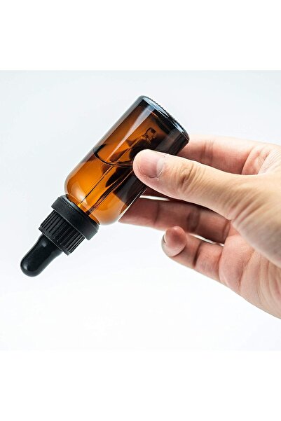 4asdepo Amber Cam Şişe 30 Ml Cam Damlalıklı 50 Adet