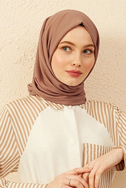 Madame Polo Luxury Cotton Shawl-milk Brown
